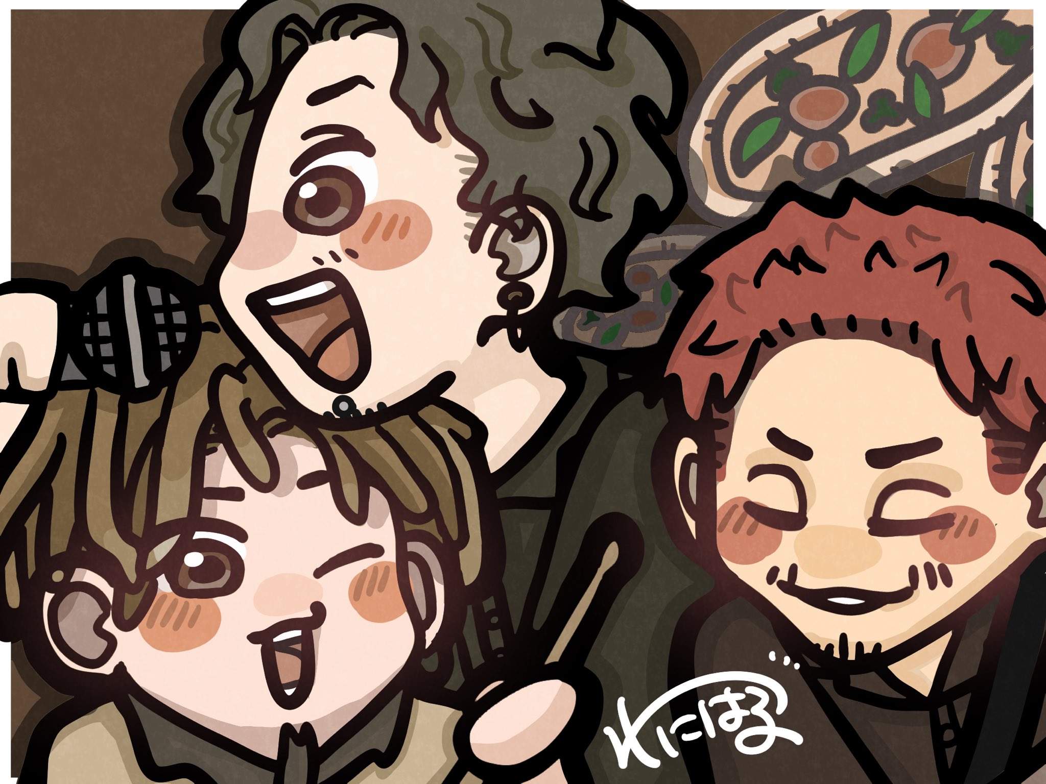 わにはる Wanima Kenta 西田光真 ふじくん デジタルイラスト T Co Zzoz8ogr6s Twitter