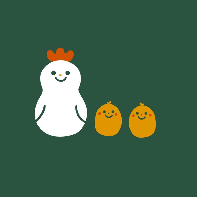 にわとりとひよこのtwitterイラスト検索結果