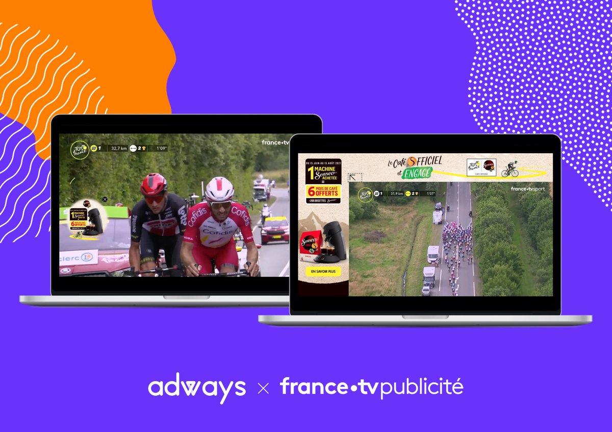 Pour la 4ème année consécutive, <a href="/francetvpub/">FranceTV Publicité</a> fait appel à Adways et met en avant les formats InVideo à l'occasion du Tour de France !

#TDF2021 #InVideo