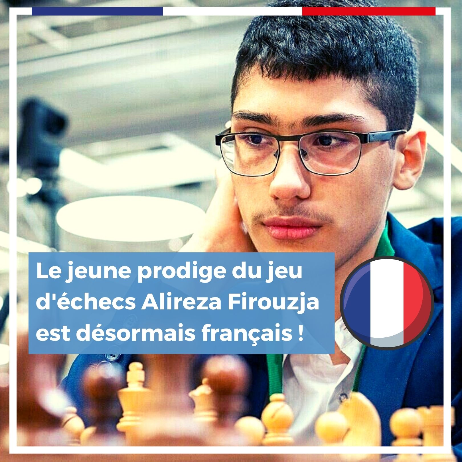 Réfugié à Chartres, Alireza Firouza, le prodige des échecs, joue pour la  France aux Championnats du monde - Le Parisien