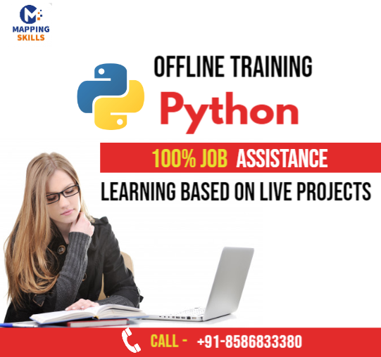 Python Offline training Starting| Hurry Up Join Word's No.1 Programming language Course. 

- 100% Job Placement Assistance 
- Learning-Based On Live Projects 

Call Us:  +91-8586833380

#python #pythonprogramming #PythonTrainng #offlinetraining #batchstarting  #learning