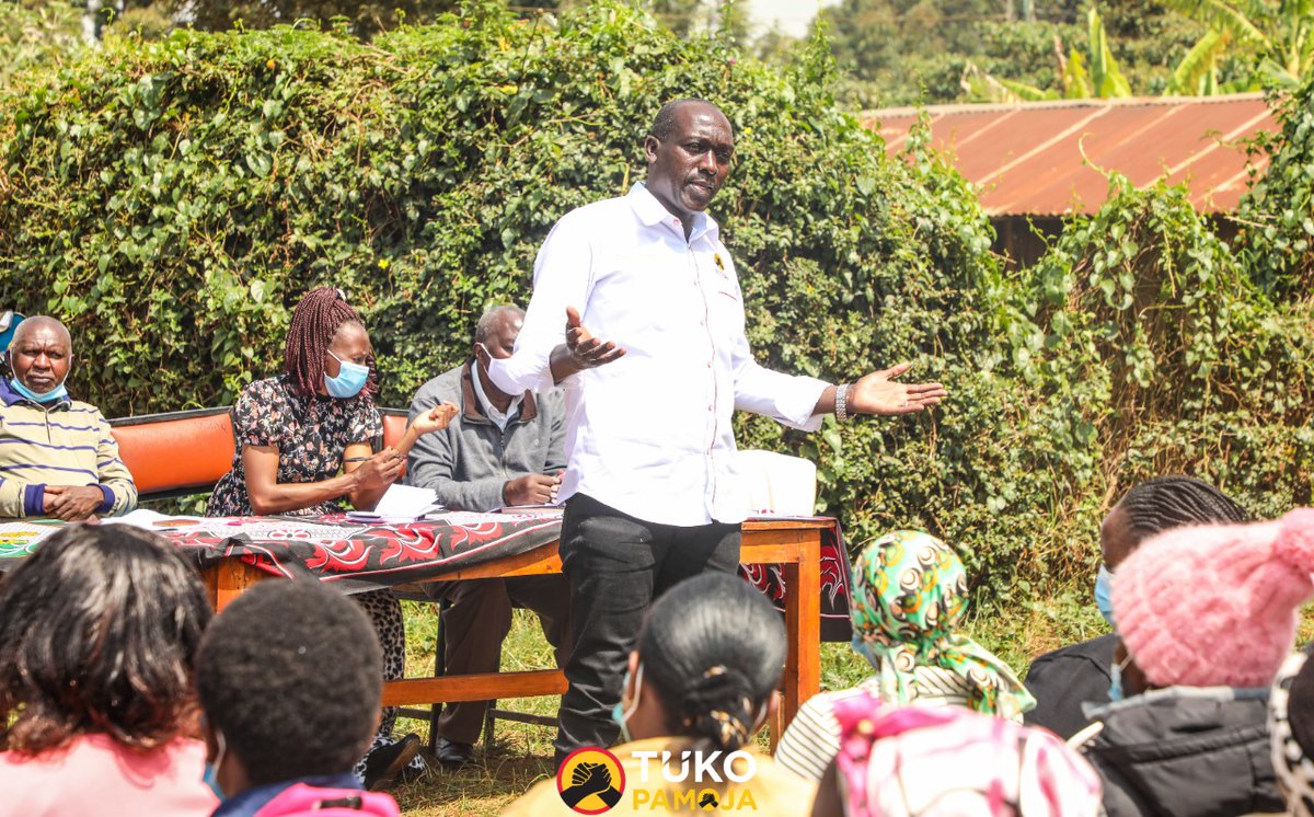 Sam_Lulli's tweet photo. Meeting of non Kikuyu voters at Muchatha in Kiambaa . They have reportedly fully endorsed Kariri Njama.

#NjamaWaKiambaa https://t.co/YHCzSb5maT