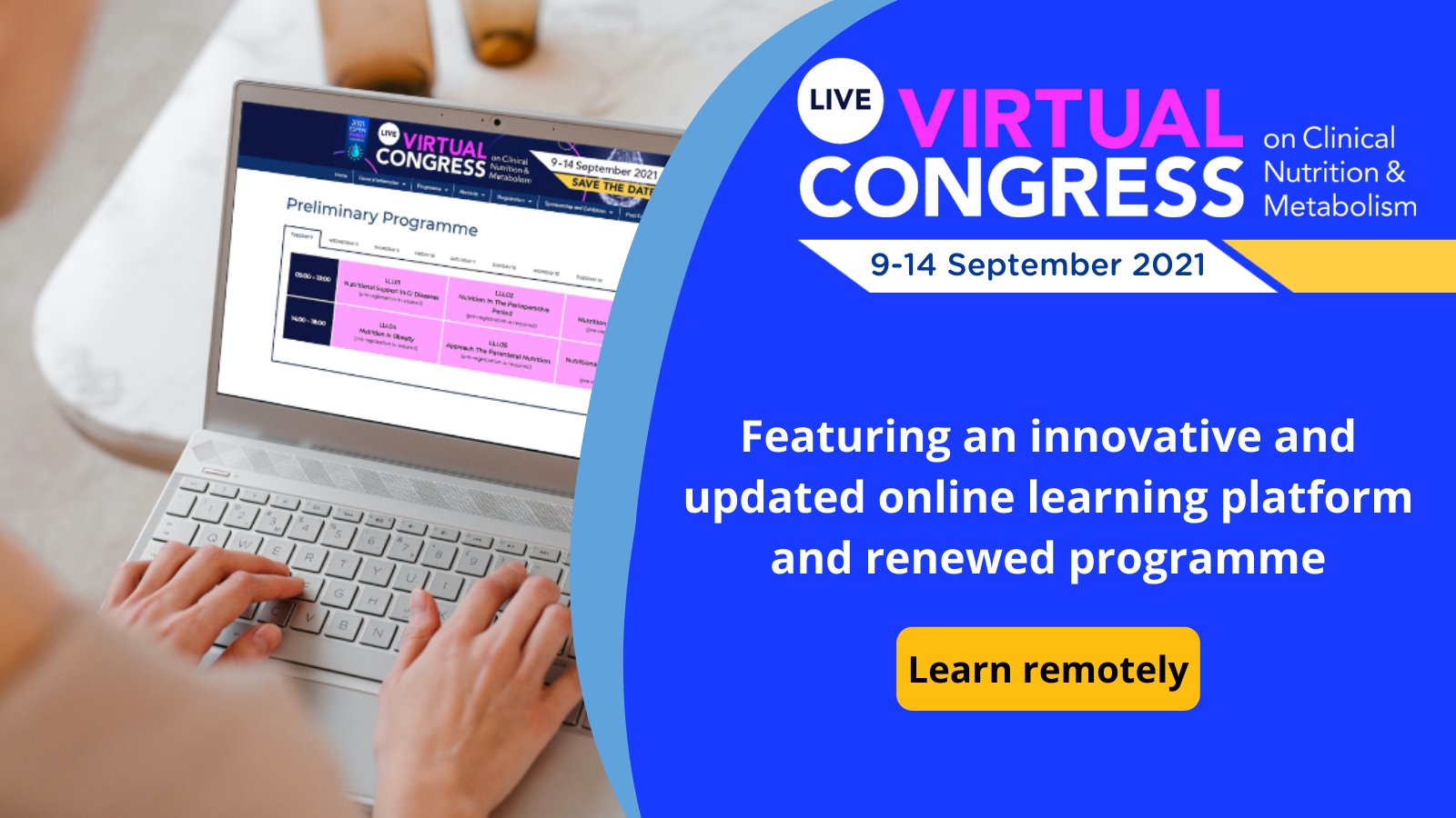 ESPEN on Twitter "The ESPEN 2021 Virtual Congress brings new