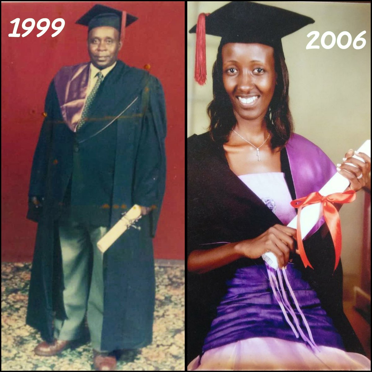 bihoogo's tweet photo. Taata dreamt of becoming an advocate like his Dad &amp; went to law school as a "mature". But we lost him to a stroke at LDC during the oral exams. 
I graduated &amp; wore Taata's grad gown with pride!
At LDC, Mum made me promise her one thing; it wasn't to pass, just to come out alive. https://t.co/65IdTn7VNO