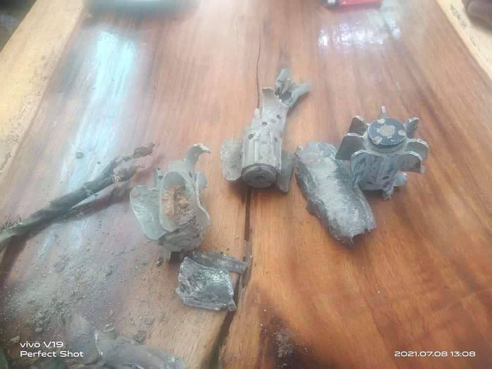 AliceFayMM1's tweet photo. SAC terrorists opened fire on Shaehoung Amyint Myohaung Village , Chaung-U Township, Monywa, using heavy weapons on July 8 Morning. No casualties were reported. #StopTorture #WhatsHappeningInMyanmar #July8Coup https://t.co/6tLVs89yAr