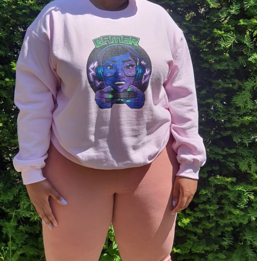 Cassiscreative's tweet photo. @JmeBBK what do you think of our gaming collection? It’s for women and girls of all backgrounds 🎮✨
https://t.co/9uUvNiysjd

https://t.co/dTgtonlnEh 

#gamers #gamergirl #blackgirlgamers #gamingcommunity #gamer https://t.co/xJFmVv8VIE