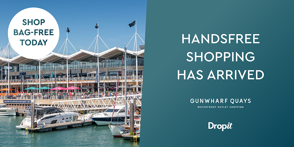 Today is the day! Handsfree Shopping has arrived at <a href="/GunwharfQuays/">Gunwharf Quays</a> in Portsmouth 🛍️ When visiting GWQ take advantage of our brand new carry-to-car offering 🚗 🚙 home delivery and collect-on-site.  More info via Bio 🤳🏻