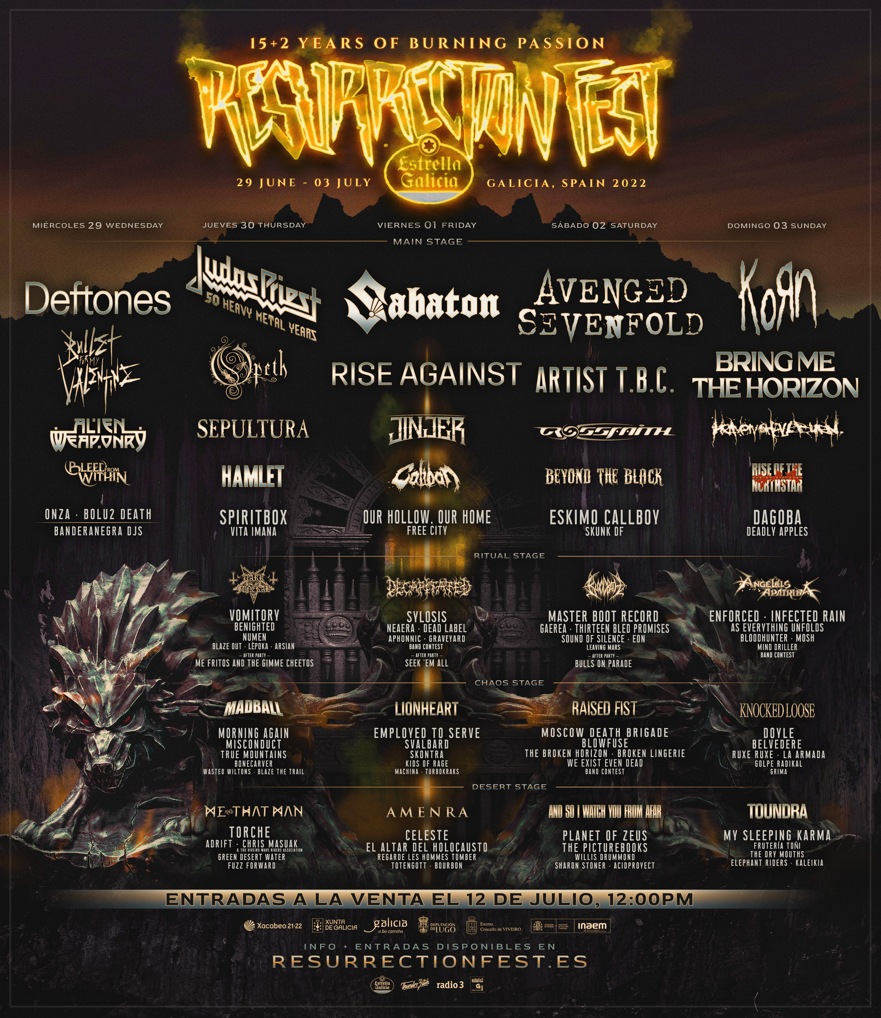 Resurrection Fest Estrella Galicia 2021. (2 - 5 Junio) System of a Down, Deftones, KoRn - Página 18 E5wwTS1XoAE665D?format=jpg&name=4096x4096