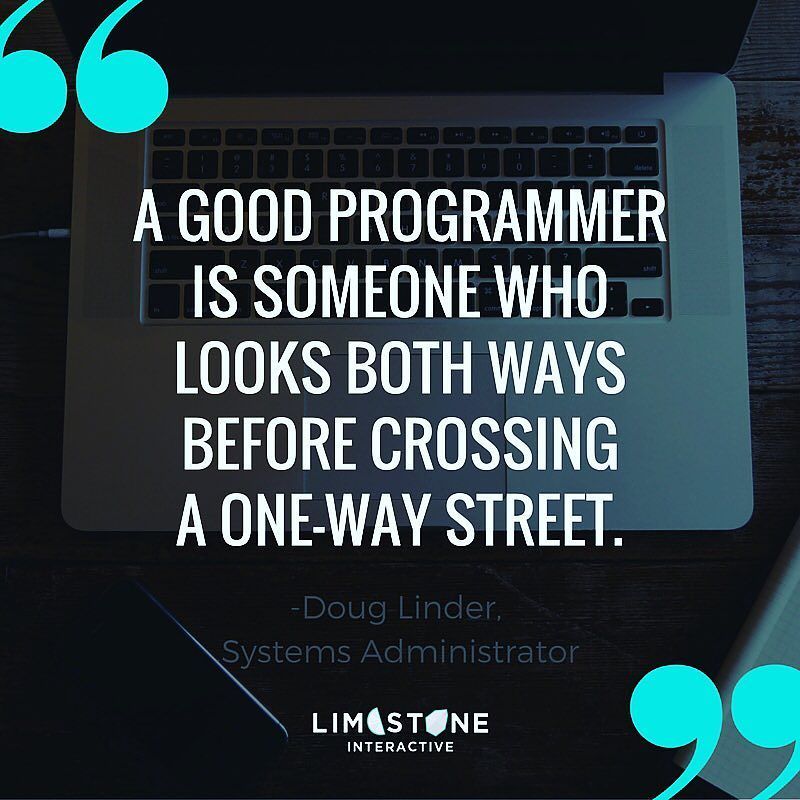 This refers to the fact that, as a programmer, you can’t make assumptions about how things will behave in your program and always have to check everything. Their only certainty is uncertainty. #itdeveloper #machinelearning #data #angularjs #reactjs #nodejs #Javascriptcare