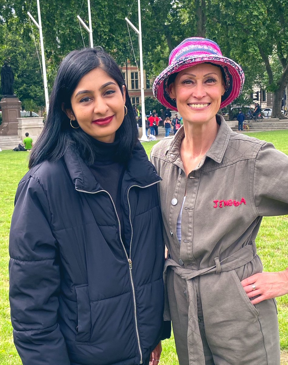 Big thank you to @zarahsultana for joining the @JENGbA rally on #ParliamentSquare