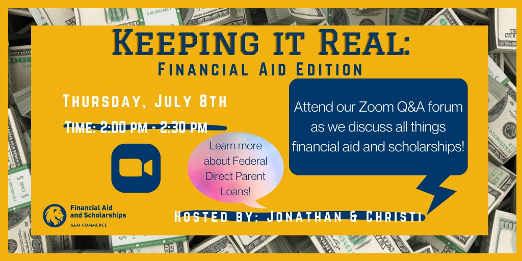Join us later today for this amazing event! 🦁💰⁠
Zoom Link: tamuc.zoom.us/j/96500303939