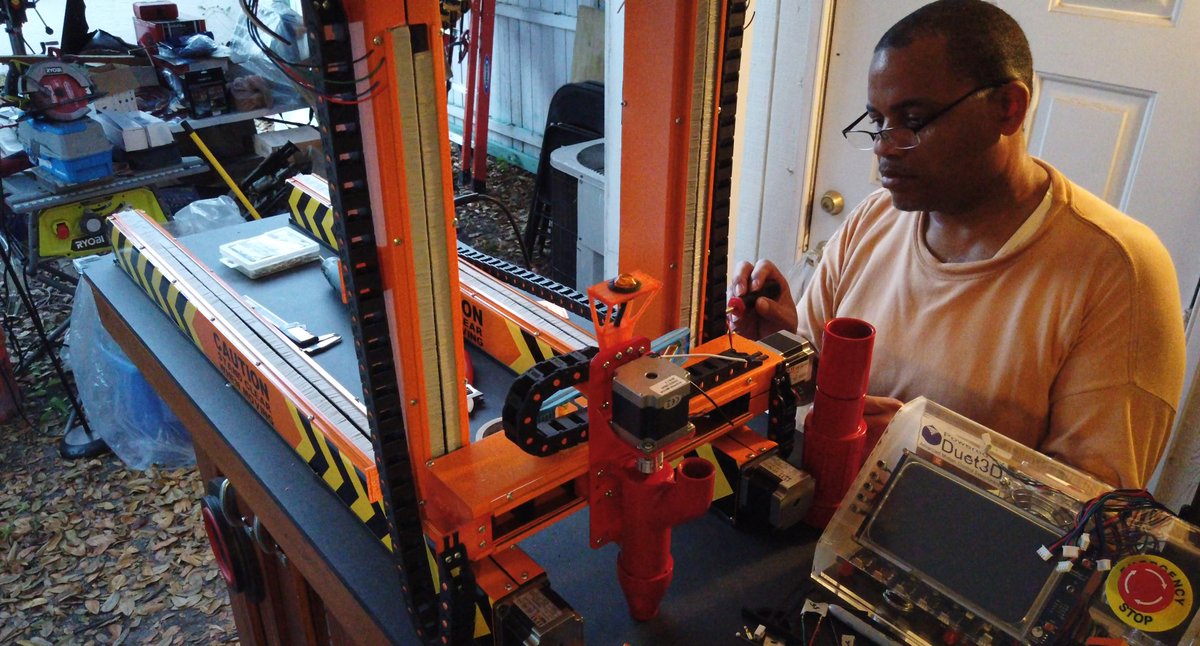 Ebcllc3D's tweet photo. Alvin B. Williams...trusting the process.  Humble beginnings. 

.
.
#3DPrintingTechnology #3Dprinting #additivemanufacturing #drafting #bimtechnology #architectualdrafting #largescaleprinting #3dhomes #alvinbwilliams #tampabay3dprintedhomes  #cad   #custom https://t.co/9qNVlZYFRK