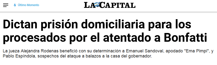 HernanFunes's tweet photo. Dato de ¿color?: la presidenta del Senado, Alejandra Rodenas, convocó para las 13hs a sesión conjunta para sancionar al fiscal Spelta por la domiciliaria a "Ema Pimpi"... misma decisión que ella tomó siendo jueza de la causa por el atentado al gobernador Bonfatti. Imágenes YA! 👇 https://t.co/PWrphdkYGx
