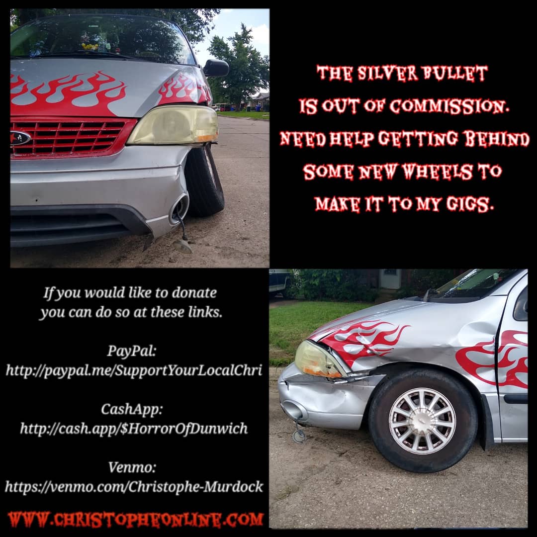 HardcoreOkieBoy's tweet image. ChristopheOnline.com PayPal: paypal.me/SupportYourLoc… CashApp: cash.app/$HorrorOfDunwi… Venmo: venmo.com/Christophe-Mur… #SilverBullet #BandVan #Van #Punk #Country #Metal #DeanMarkley #BlueSteel #CoffinCrew #Coffin #CoffinGear #PigHog #PigHogCables #SupportYourLocalChristophe