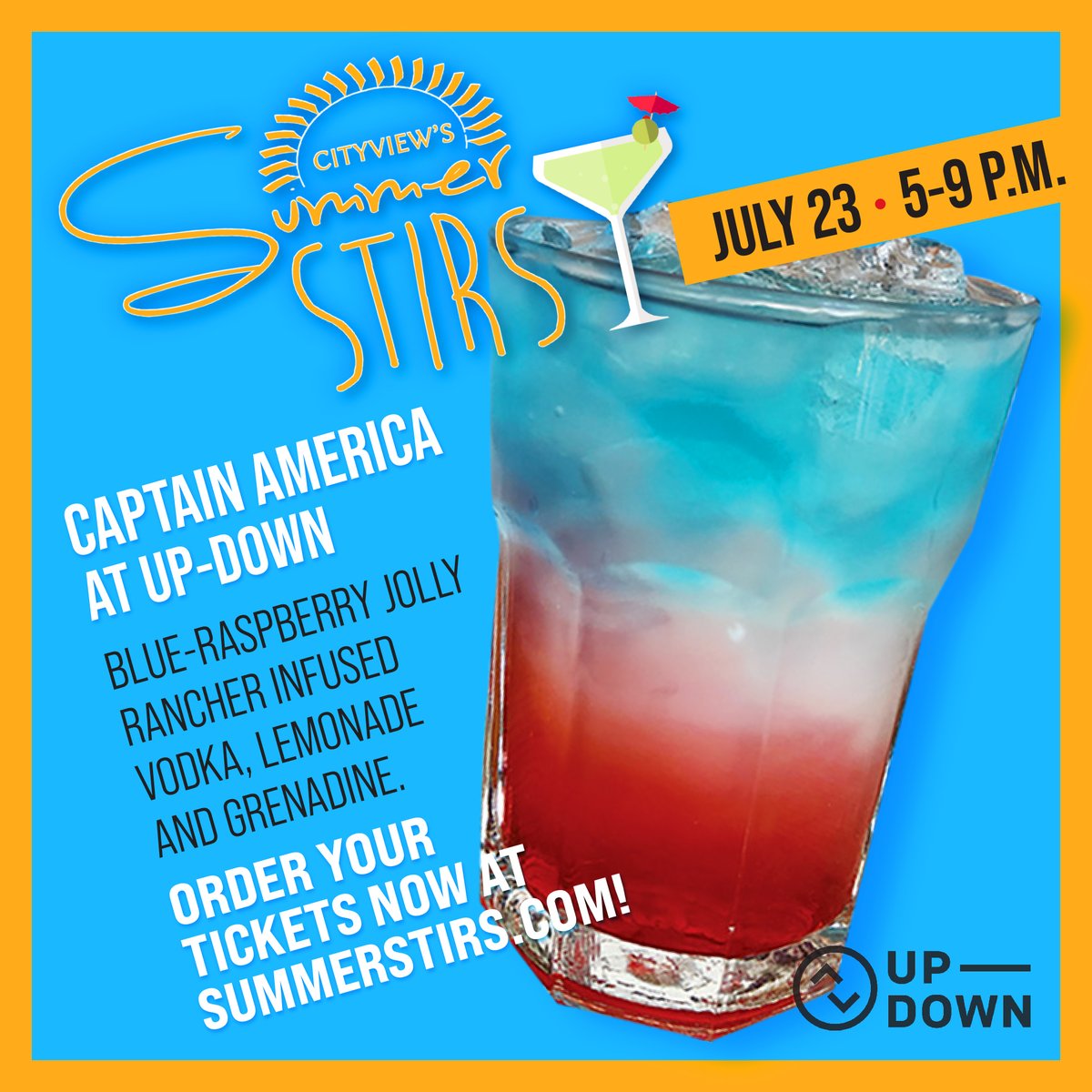 Check out the drink lineup for Summer Stir – July 23 in Des Moines' Historic East Village! summerstirs.com/summer-stir-gu… Buy tickets now at summerstirs.com @updowndsm #summerstir