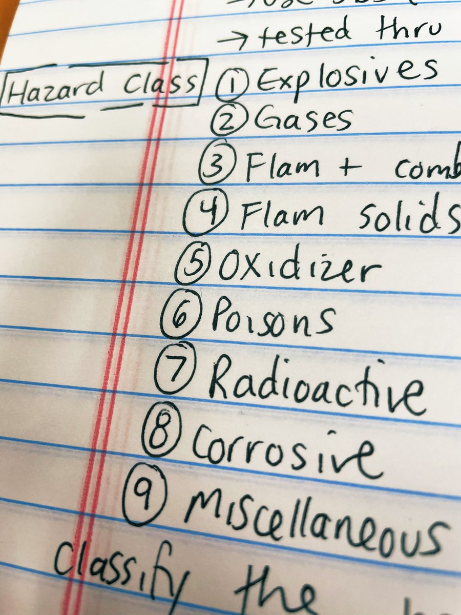 SafetyBran's tweet photo. The 9 hazard classes ! ⚠️
#hazard #hazardclasses #hazardclass #explosive #flammable #gases #flammablesolids #oxidizers #radioactive #poison #corrosive #miscellanous #dot #DOTregulations #epa #flammablegas https://t.co/l51wisG5xS