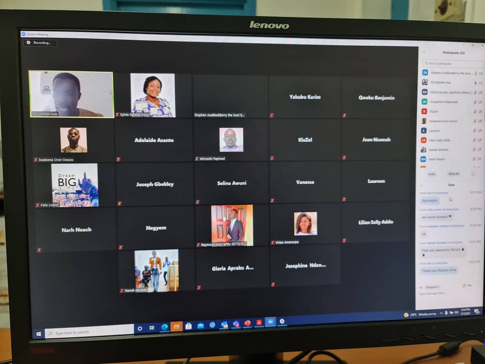 TECHFARMHub's tweet image. #GetUpdates from Wed. 7.7.2021..@TECHFARMHub @unescoghnatcom @MTNGhana @Youthgh @MFGlobalCitizen @GIFECGhana @YagGhana @fapimpaCSO launched Ghana Youth Innovation Accelerator (GYIA) Hack during an invigorating online Stakeholders Engagement. #StayInteractive