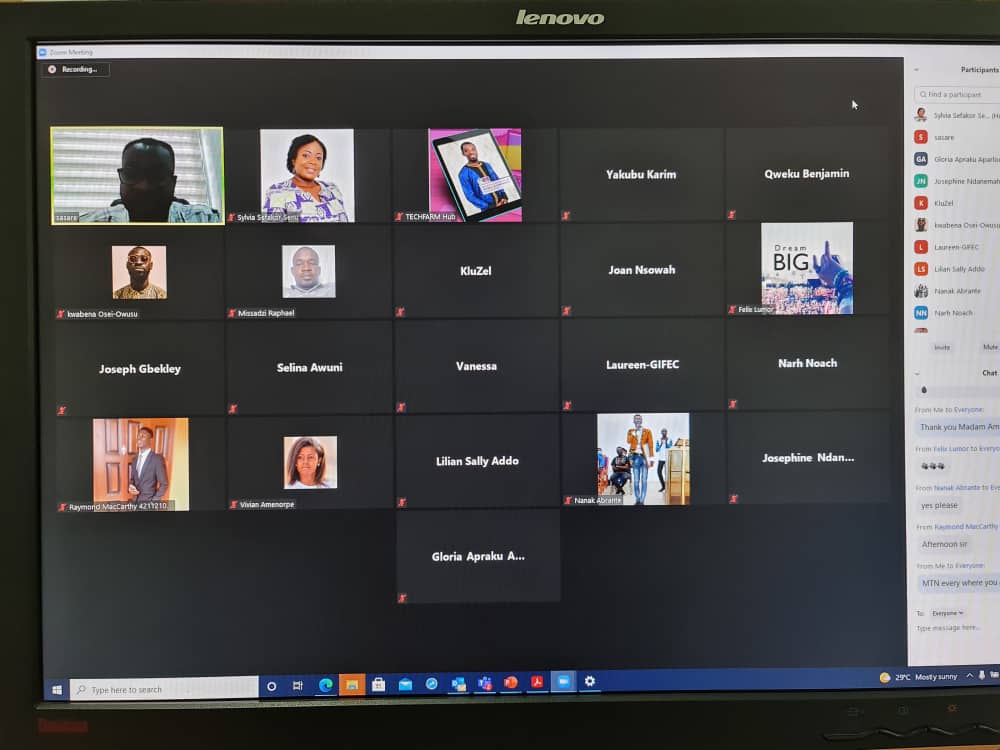 TECHFARMHub's tweet image. #GetUpdates from Wed. 7.7.2021..@TECHFARMHub @unescoghnatcom @MTNGhana @Youthgh @MFGlobalCitizen @GIFECGhana @YagGhana @fapimpaCSO launched Ghana Youth Innovation Accelerator (GYIA) Hack during an invigorating online Stakeholders Engagement. #StayInteractive