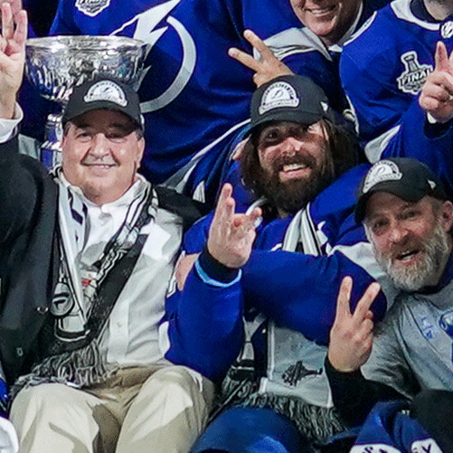 NHL's tweet photo. PAT TRICK MAROON™️ #StanleyCup 

@patmaroon | @TBLightning https://t.co/PeCQ1LBOnx