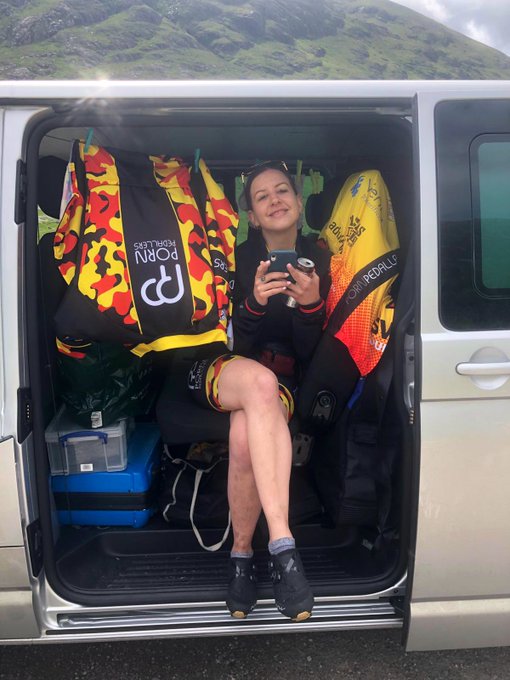 358 miles done ✅ many many more to go 🚴&zwj;♀️ follow @pornpedallers journey and help us raise money for