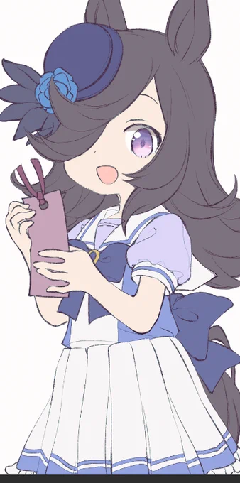 色塗りがじぇんじぇん終わらなかった…不甲斐ないわしをゆるしてほしいので
セリフで消えちゃうとこのライスちゃんを貼っておきまう 