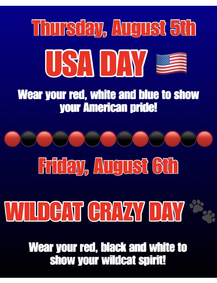 Register for pee wee clinics Aug 5th and 6th- details below 💙❤️🇺🇸