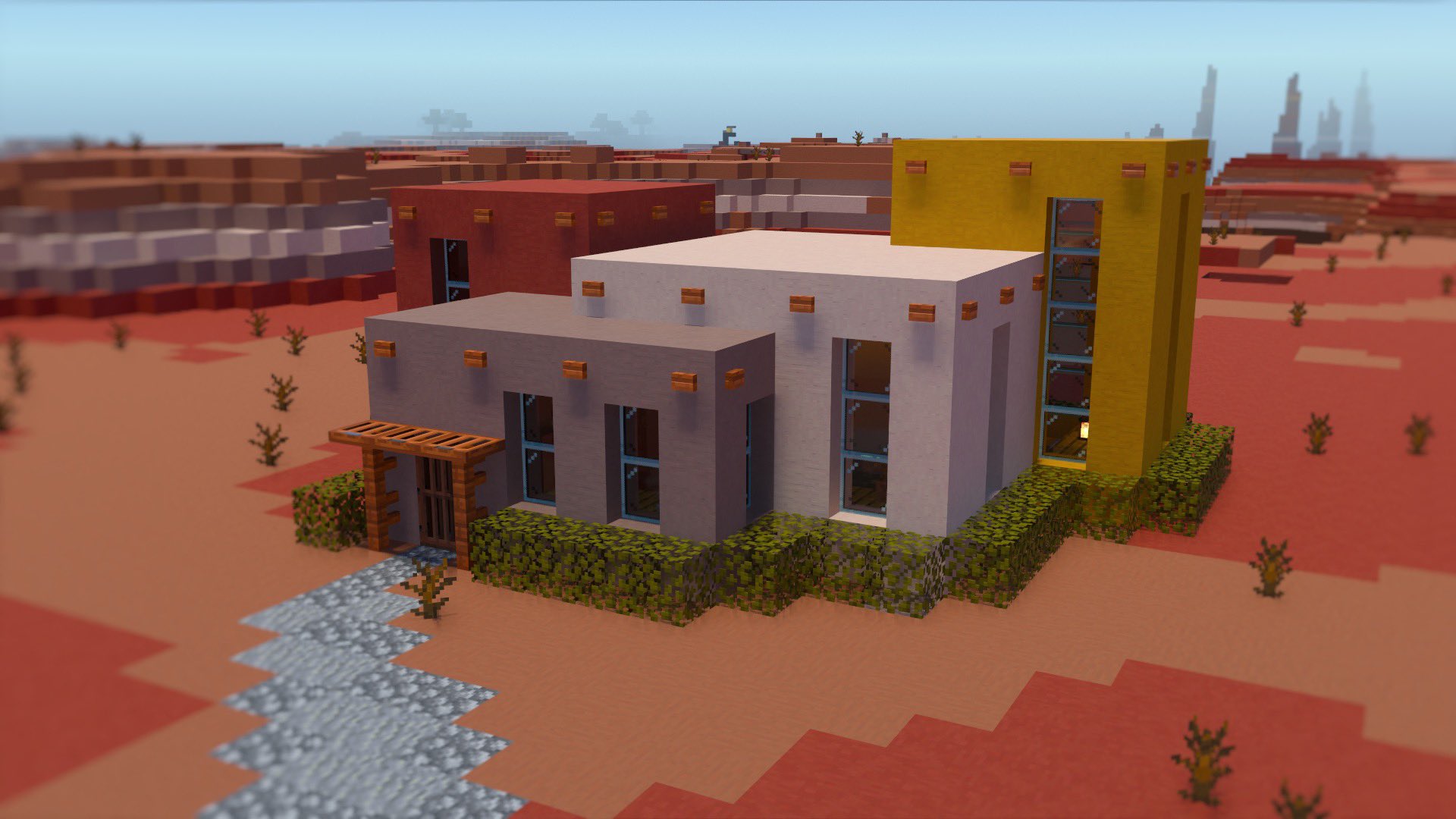 宝条みちる Minecraft Rt Kogumapro 今日はテラコッタの家を作ってみました マイクラ Minecraft建築コミュ マインクラフト Minecraft バニラ建築学部 T Co 32bbwsxf3f Twitter