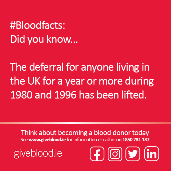 Giveblood_ie's tweet photo. Check your eligibility to give blood on https://t.co/RwFwja2UCg and find your local clinic at https://t.co/yCd6ehyCol or register your interest. 

#Giveblood #BloodFacts https://t.co/TCV9ORRKlr