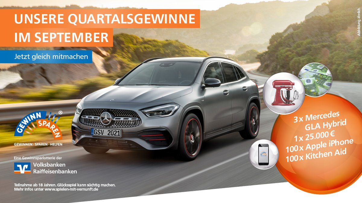 Bist du schon #Gewinnsparer❓

Mit #Gewinnsparen kannst du das #Sparen mit #Helfen und #Gewinnen vereinen.
Jetzt #Gewinnsparlose erhöhen oder kaufen 👉vr-wk.de/losekaufen