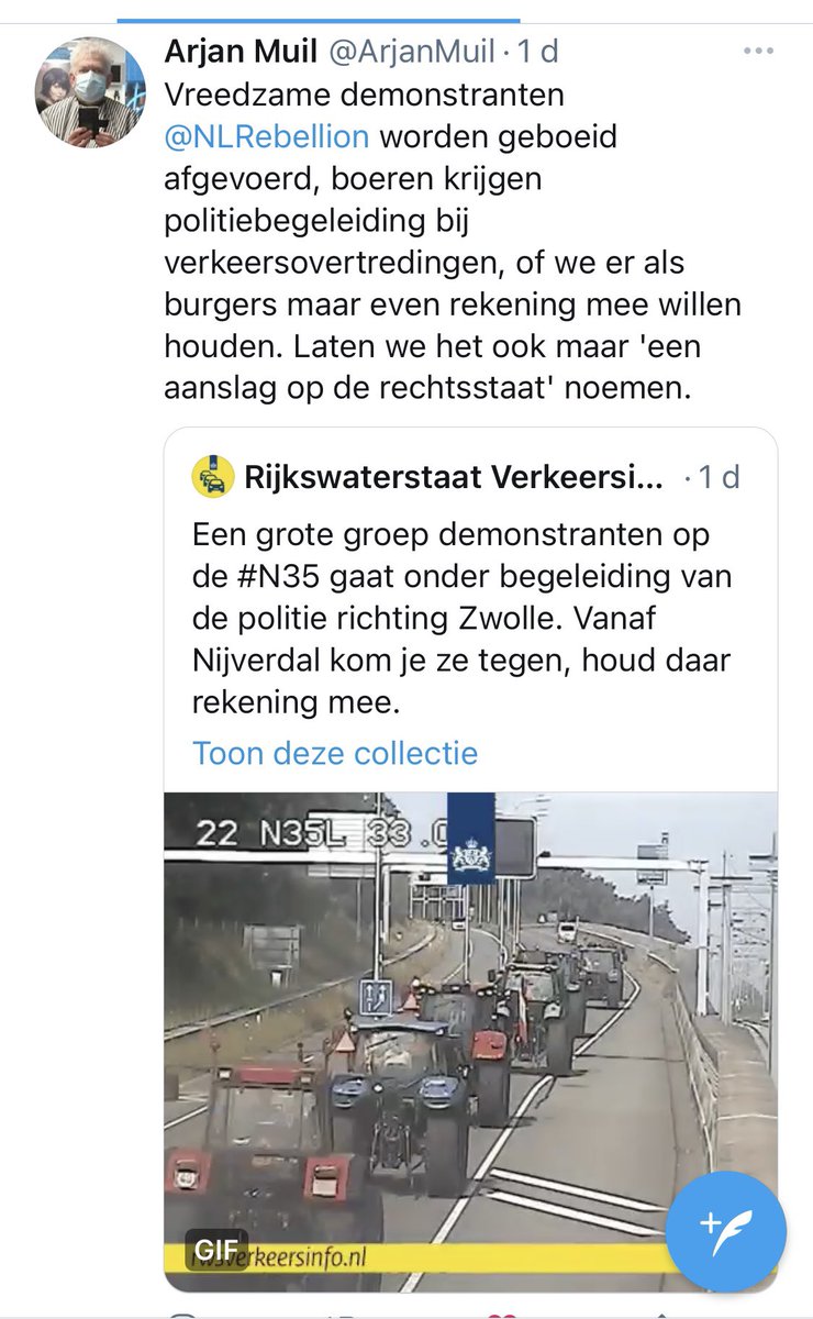 roosvonk's tweet photo. Wat de boeren is toegestaan, ik word woest van dit onrecht! Jonge kalfjes bij moeder weghalen en meeslepen naar drukke stad. Met tractoren door bloemenweides rijden en alles vernielen. En bij  verkeersovertreding op snelweg krijgen ze zelfs speciale politiebegeleiding. 🤬 https://t.co/1kuu5W3rnR