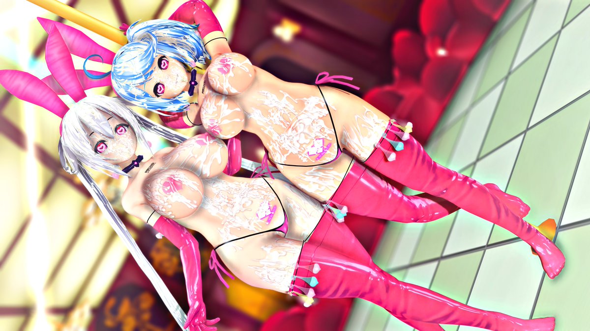 ふたりなかよくイカ臭くなっちゃえ♡ #COM3D2 