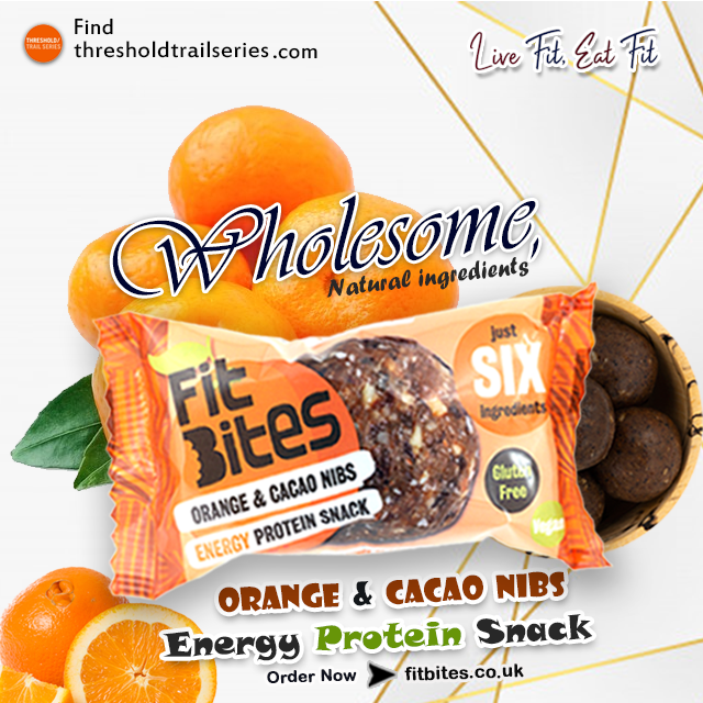 DELICIOUS FRUIT &amp; NUT BALL -ORANGE &amp; CACAO NIBS
<a href="/Threshold_trail/">Threshold Trail Series</a>  
#FitBites #Fitness #Snack #Superfoodsuk #Driedfruits #feelgood #onthego #vegan #energy #protein #goodlife #nutrition #cycling #cyclingsnacks
#RTTK2021
Find something special > fitbites.co.uk