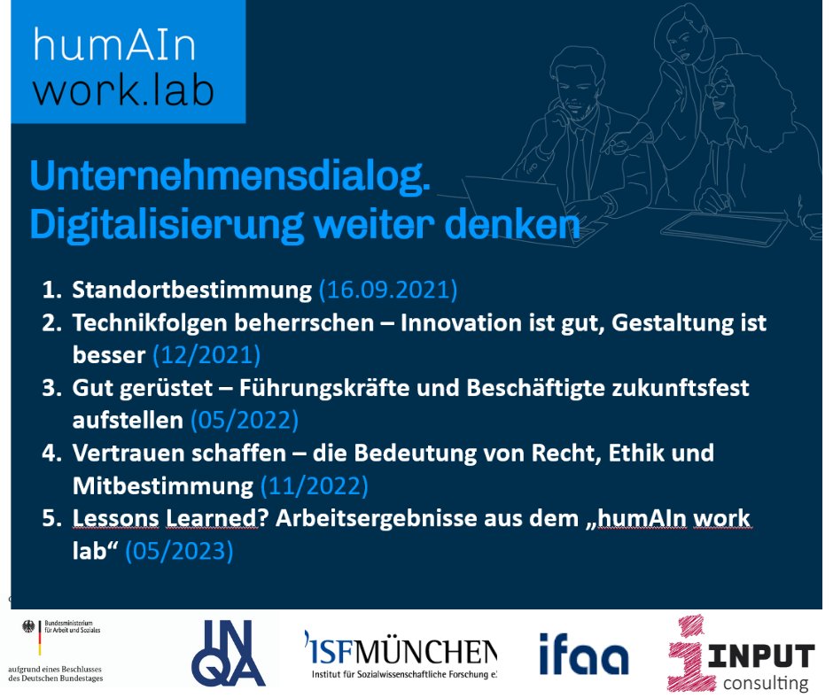 Am 16.09.21 startet unsere KMU-Dialogreihe mit dem ersten Unternehmensdialog „Digitalisierung weiter denken“ – eine Standortbestimmung. Zur Anmeldung:
eveeno.com/unternehmensdi…