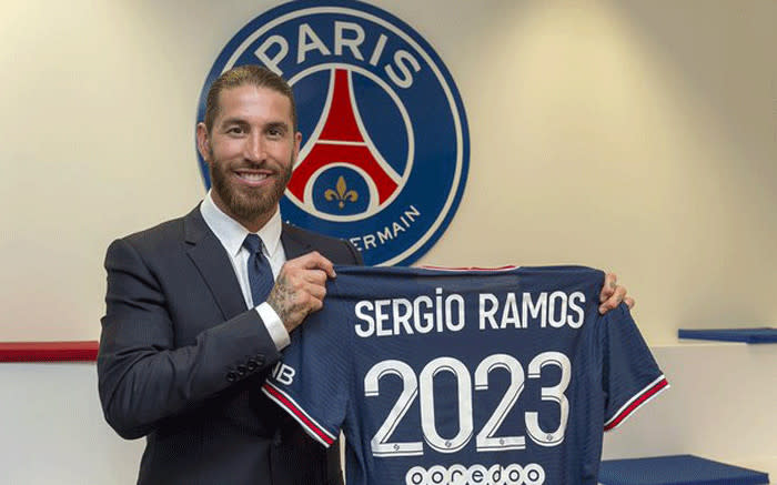 Spain defender Sergio Ramos joins PSG on 2 year contract