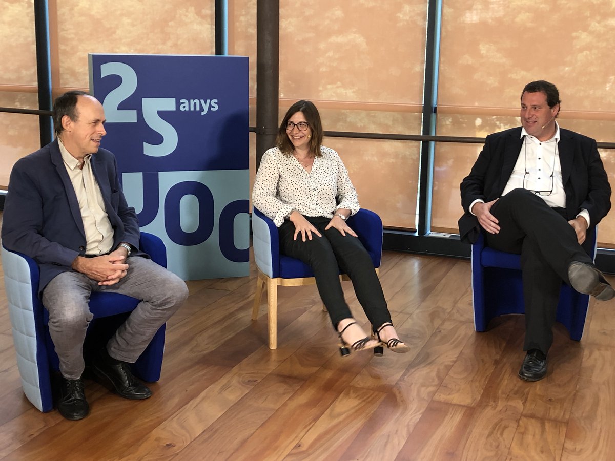 «Cada día hay una oportunidad para hacer las cosas mejor, y no se nos puede olvidar»

☑️ Crónica del encuentro entre <a href="/jvilaseca/">Jordi Vilaseca</a>, Joan Torrent, <a href="/antoni_meseguer/">antoni_meseguer</a>, <a href="/afitob/">Àngels Fitó</a> y <a href="/mjmartarguelles/">MJ MartínezArgüelles</a> en motivo de los 25 años de <a href="/UOCecoempresa/">UOC Economia/Empresa</a> 
 
🔗 bit.ly/3xpUQ4X