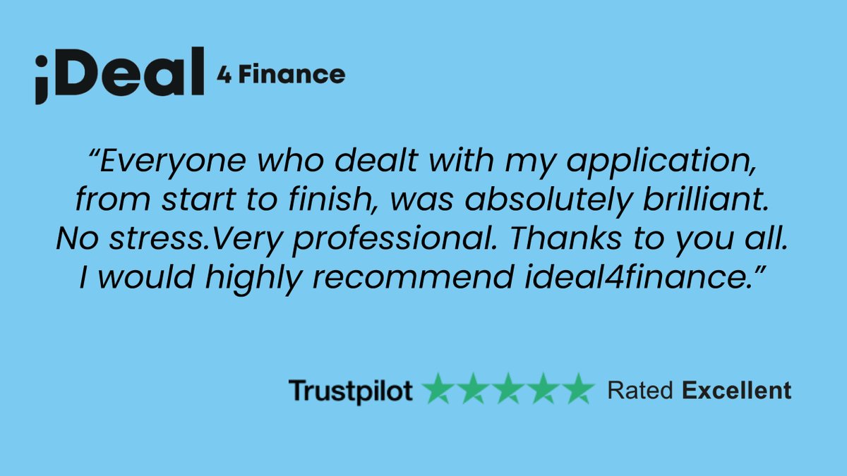 ideal4finance's tweet photo. Choose a customer finance solution from us and you can guarantee your customers will be in safe hands. Here's our latest Trustpilot review #happycustomer #customerservice #customerfinance https://t.co/rAcMe3Wcg4
