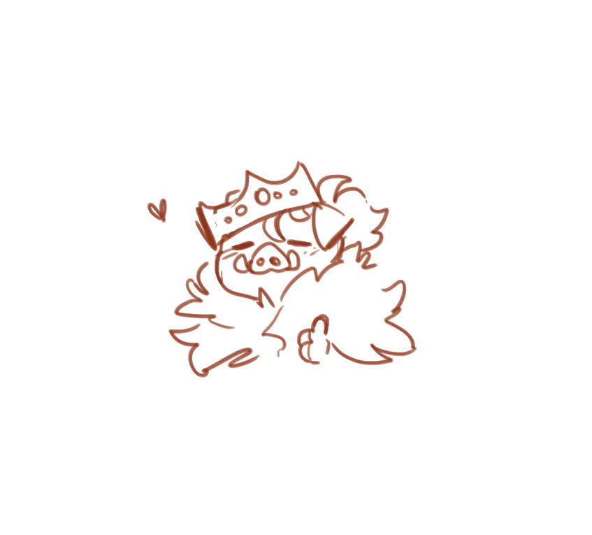 BlockDropArt1's tweet photo. Never going to happen but if we get to 5k in the next 24 hours I'll draw everyone who replies a little small pig man https://t.co/NlB3mnOta5