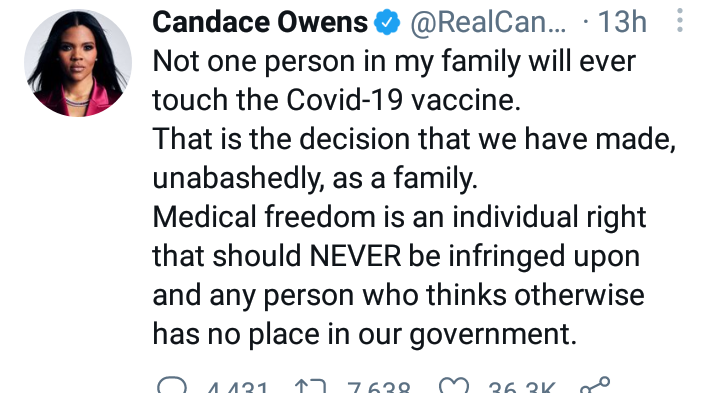 AmyLynnStL's tweet photo. Um Candace....This is what Democrats have been saying for years, it's called "pro-choice". https://t.co/EpnA1gRL8k