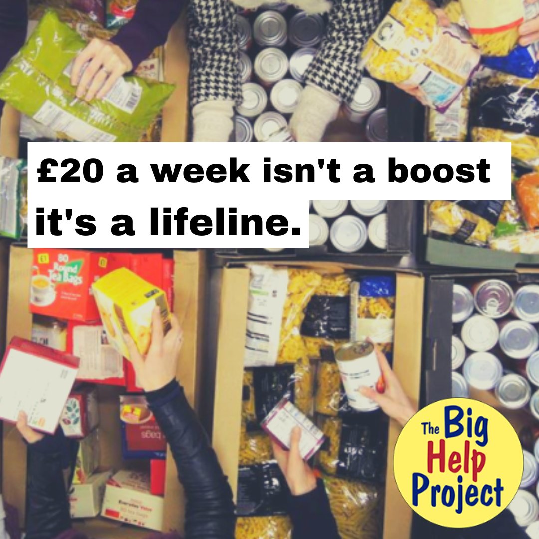 £20 a week can mean the difference between having food on the table, or falling into food crisis. Cutting UC will only serve to push more people below the poverty line. By scrapping the £20 boost, foodbanks across the country will see a higher rate of footfall through the door.