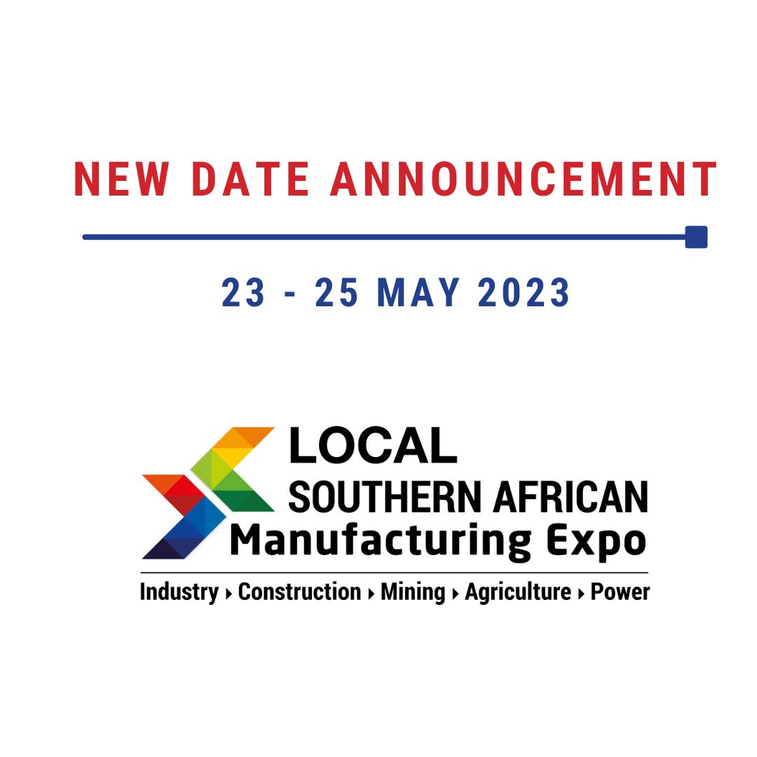 lme_za's tweet photo. Local Southern African exhibition that showcases locally manufacturing solutions and services, announced that the 2021 show has been cancelled due to COVID-19 pandemic.  Read the press release for more information: https://t.co/v9cpKoNl48 #SpecialisedExhibitions https://t.co/SwgJeGVpRd
