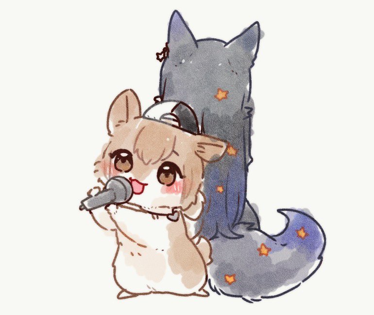 「※ けも化 / せなかあわせの 」|らるりんた🦊のイラスト