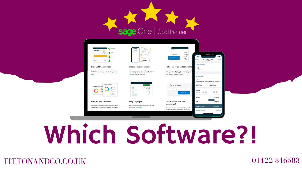 FittonandCo's tweet photo. We can also provide a dedicated member of your team with training on how to use #Sage!

But, we do also use other accounting packages that we can recommend, so we can help you if you get stuck and need advice or guidance ✨

#accountingsoftware #HebdenBridge #FittonAndCo https://t.co/nqSADsu2bP