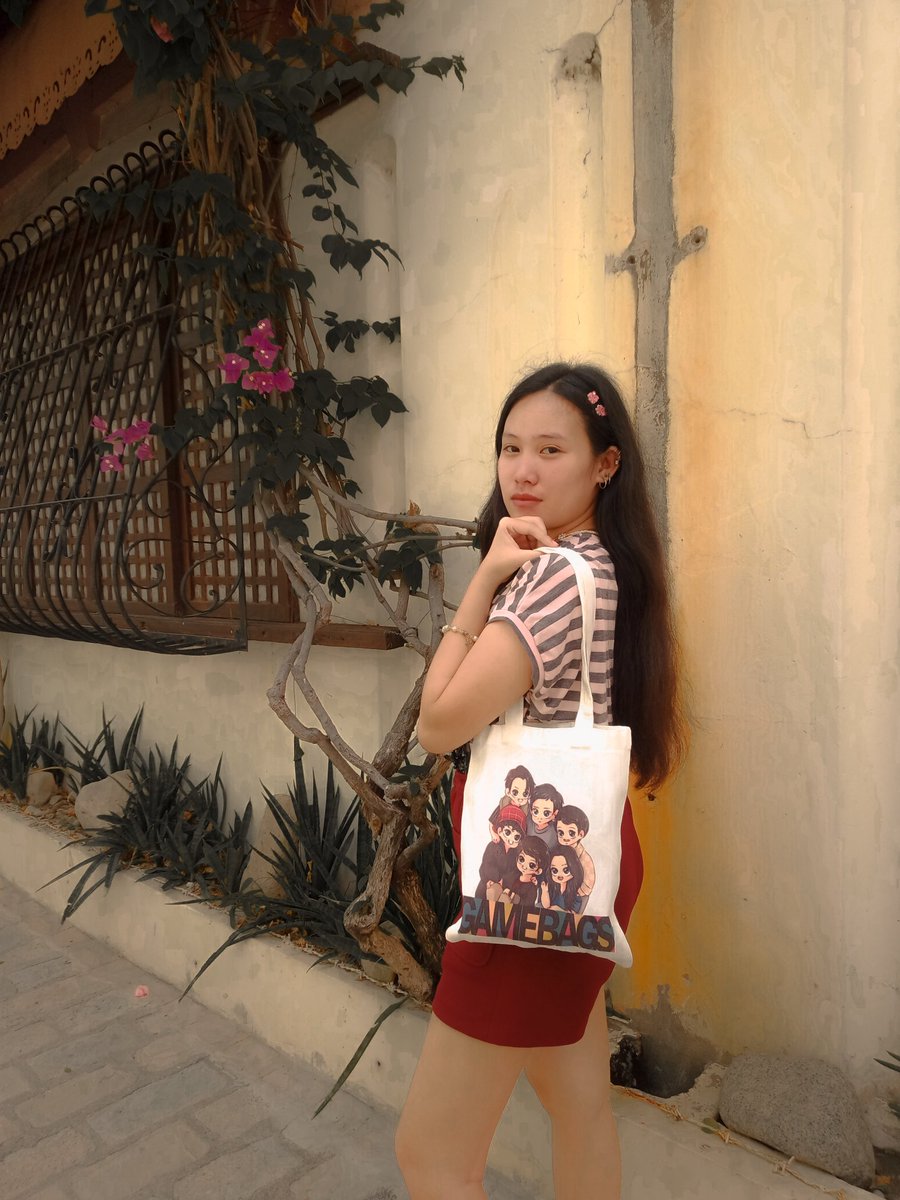 lovin' my Gameboys tote bag, finally I was able to use it awb ❤️