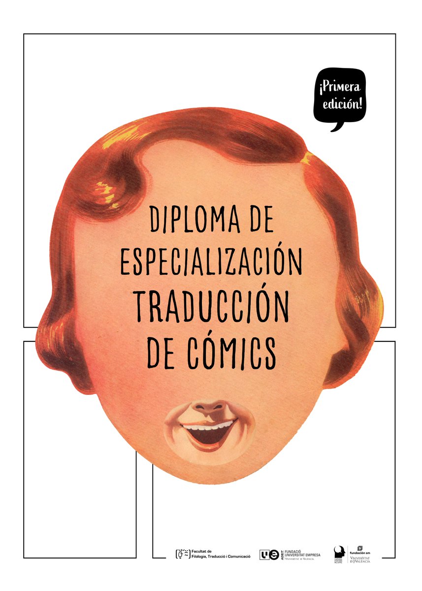 AulaComicUV's tweet photo. La @UV_EG lanza la primera edición del Diploma de Especialización en Traducción de Cómics https://t.co/xzlTJgG5KZ https://t.co/Qov4FyYGBB