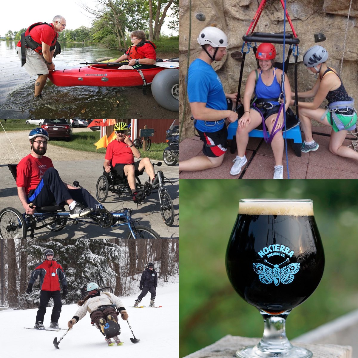nocterrabrewing's tweet photo. In July, our Take A Hike beer series will benefit @ASCOhio, a local non-profit that provides adaptive sports programs to children, adults, and veterans with disabilities. Currently, Take A Hike 3: S'mores Stout is on draft & we will have Take A Hike 4: NE IPA soon. #beer4good https://t.co/vBDjOZpouC