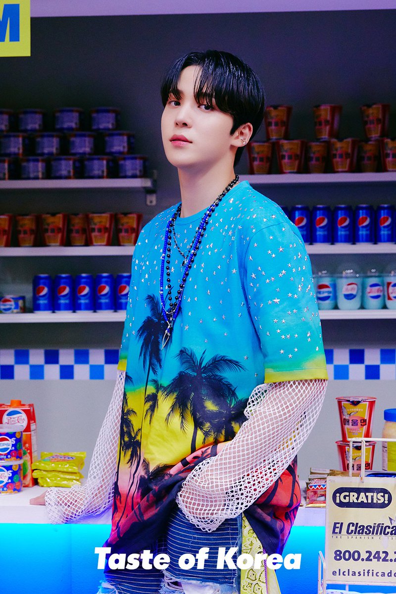 STARSHIPent's tweet image. [#PEPSIxSTARSHIP] 
2021 #PEPSI X #STARSHIP

CONCEPT PHOTO #1
#에이티즈 #홍중 #윤호

#SUMMER_TASTE 
2021.07.14 6PM [KST]

#ATEEZ 
#HONGJOONG #YUNHO
#TASTE_OF_KOREA 
#펩시 #광고