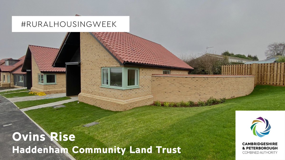 Day 4 of #RuralHousingWeek we are excited to share Ovins Rise from Haddenham CLT. A #CommunityLed development in partnership with <a href="/palacegreenhome/">Palace Green Homes</a> delivering 54 new homes including 19 #affordablehomes owned and managed by the #CLT. Read the case study bit.ly/2Tllf56