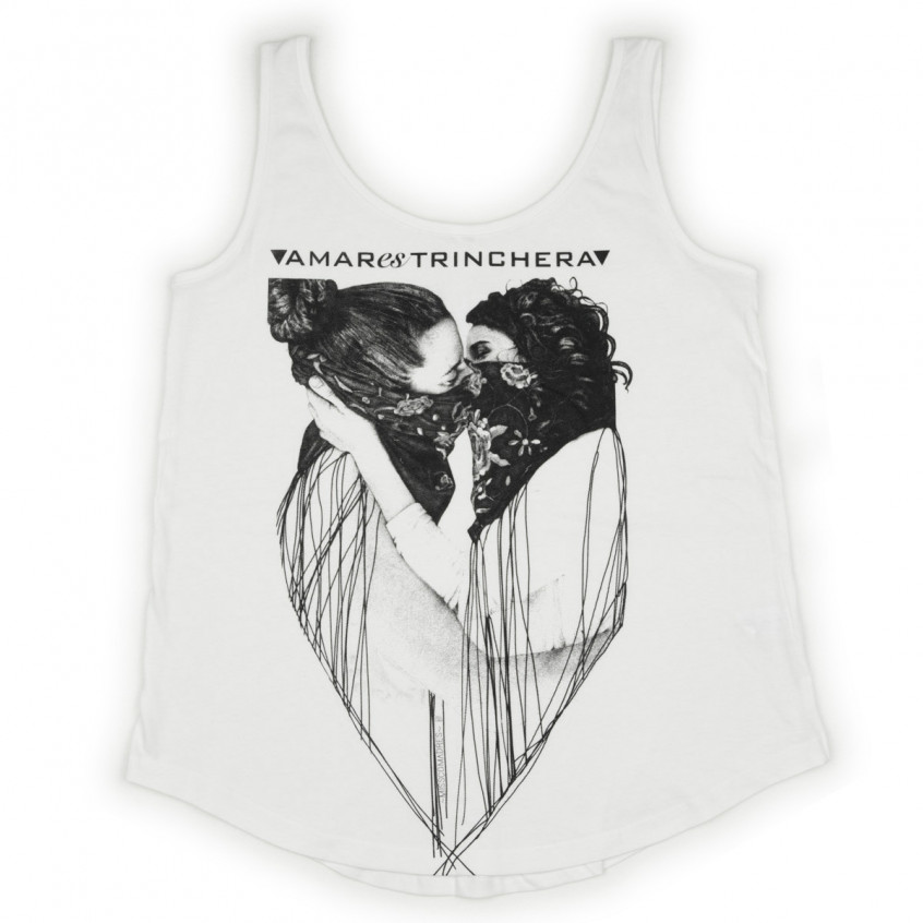 Partisano_cat's tweet photo. AMAR ES TRINCHERA ♥️✊🏽
'En un món on tot és guerra, l'amor és un refugi'
Reivindiquem-nos lliures i sense por!
👕 #Misscomadres
🖌️ @AlhamaMolina
Nou model de tirants!
#feminisme #lgbtq #feminismisbeautiful #feminism https://t.co/glQwcrQN7b