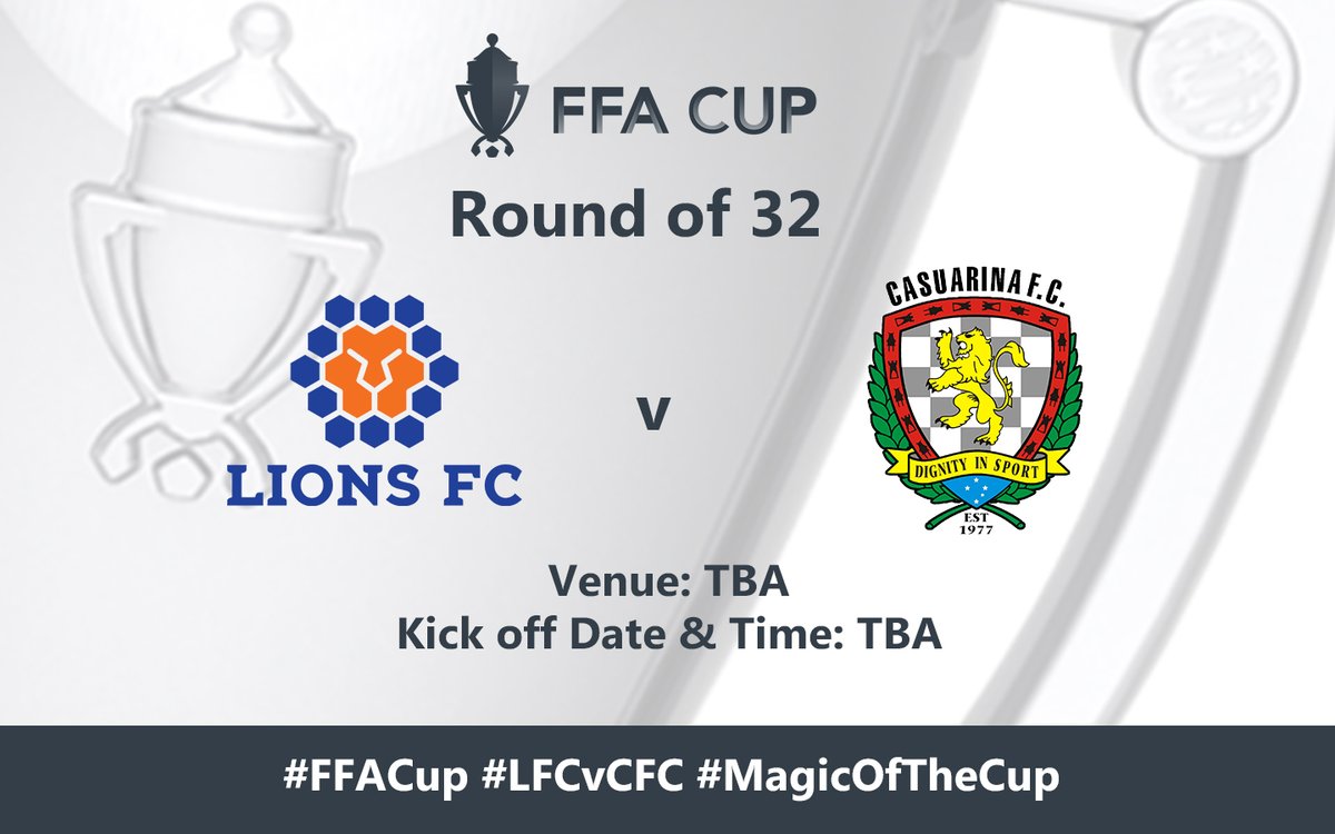 Tonight for the First time an NT club will have to travel in the @FFACup  .

<a href="/CasuarinaClub/">Casuarina Football Club</a>  have drawn a strong football club in <a href="/lionsfc1/">Lions F.C.</a>  who have a deep football DNA but so does Casuarina in their over 40 years of Football in the Terrotory. 
All the Best.