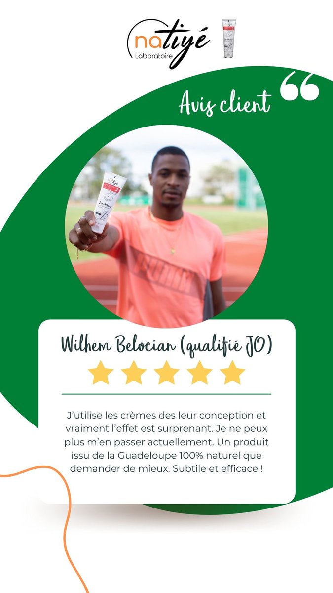 FrNatiye's tweet photo. @wilhembelocian Qualifié au JO de Tokyo 2021 🇯🇵 Ambassadeur Natiyé 

@CRGuadeloupe @achalus971 @Tokyo2020fr @CREPSAG @Sports_gouv @lesoutremer @EquipeFRA @FFAthletisme @aircaraibes @capes_dole @FranceOlympique @AnnuaireDomTom @INSEP_PARIS @GRAND_INSEP https://t.co/NnOTu3b7jL